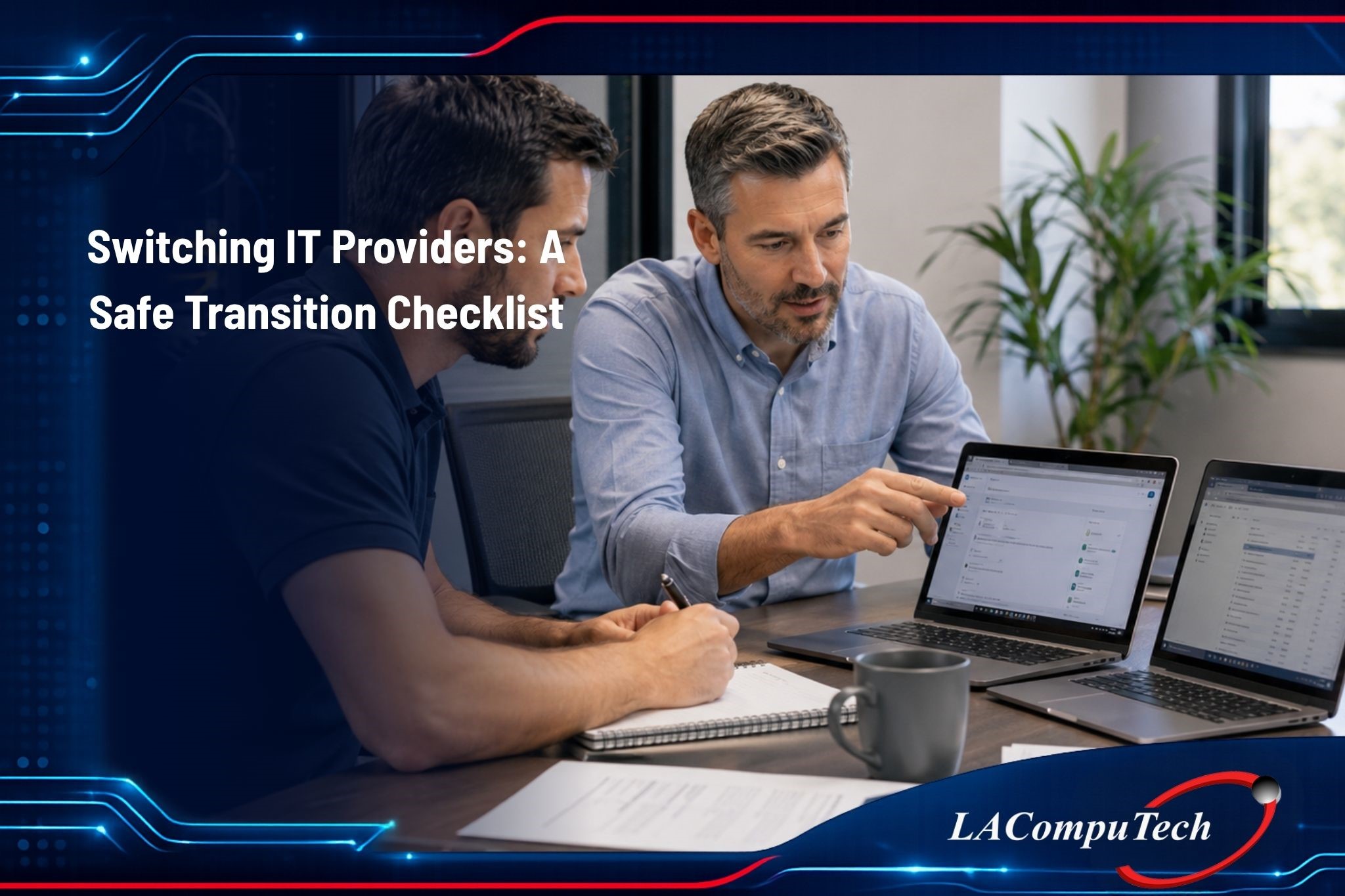 Switching IT providers checklist for businesses planning a secure and organized IT transition